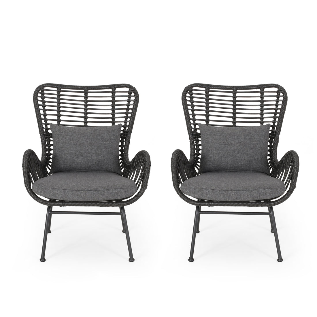 Montana Chair Grey Iron Plastic