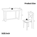 7 Pieces Dining Set 7 Piece Kitchen Table Set Perfect For Kitchen, Breakfast Nook, Living Room Occasions Brown Seats 6 Mdf Steel