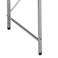 Elvis Black & Chrome Finish Writing Desk W Shelves Black,Chrome Metal,Synthetic Wood