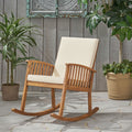 Casa Acacia Rocking Chair Brown Acacia Wood