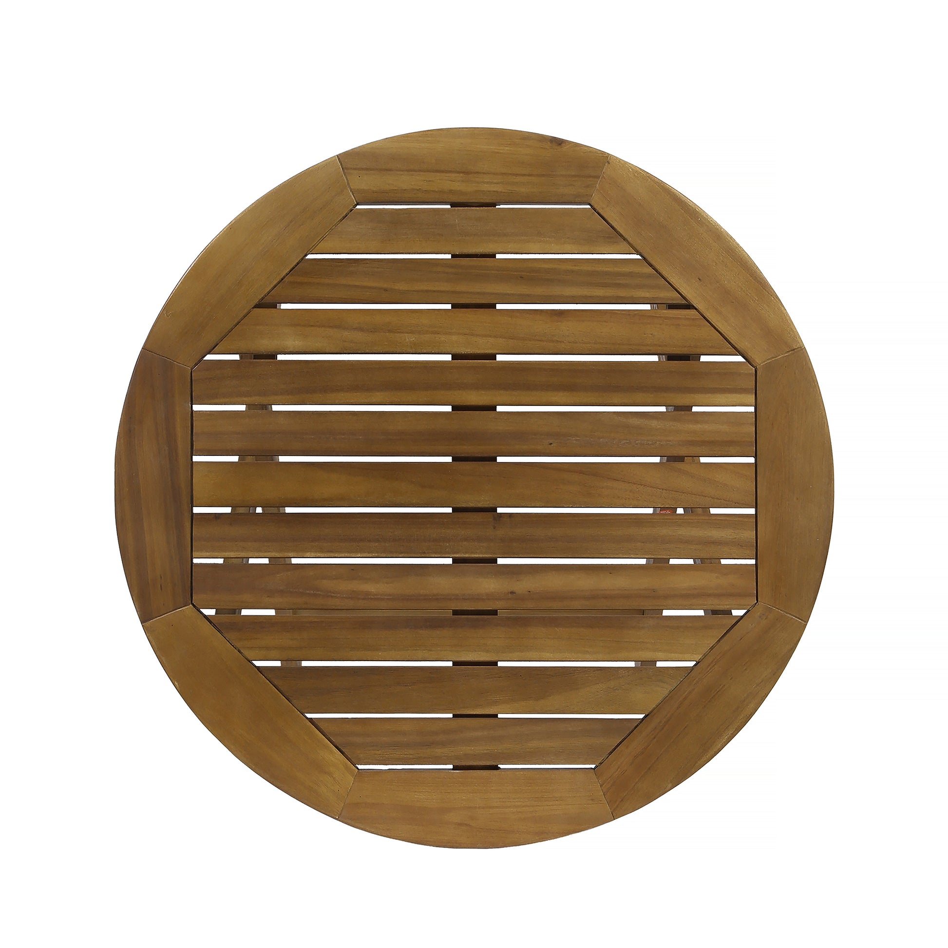 Hillside Bistro Set,2 Chairs 1 Table Brown Wood