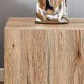 Elevate Your Living Space With This Modern Mdf Coffee Table That Showcases Smooth, Light Wood Color Texture Patterns. It Is Characterized By Stylish Design. Wood Mdf