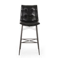 Bar Stool Mp2 Set Of 2 Black Pu