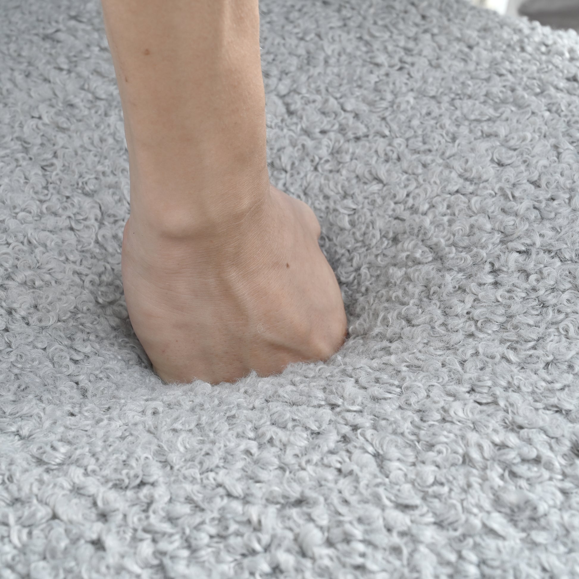 31.25" Push Back Recliner Armchair Upholstered Recliner Chair Single Sofa With Adjustable Backrest For Living Room, Light Grey Light Grey Teddy