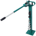 Pedestal Floor Compact Bender 7 Dies Versatile Compact Metal Tubing Bender 44' Mount Powdercoat Telescoping Handle Maximum 5 8