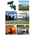 Heavy Duty Black Swing Hangers Screws Bolts Included Over 5000 Lb Capacity Playground Porch Yoga Seat Trapeze Wooden Sets Indoor Outdoor 2 Pack Black Aluminum