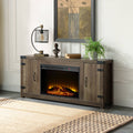 Rustic Oak Fireplace Oak Primary Living Space Farmhouse Wood