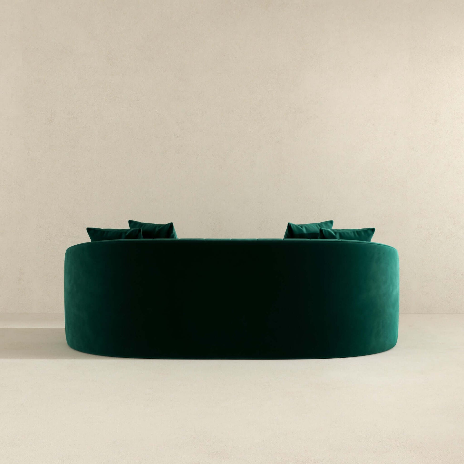 Kante Green Velvet Sofa Dark Green Velvet Wood Primary Living Space Mid Century Modern Foam Solid Wood,Velvet 3 Seat