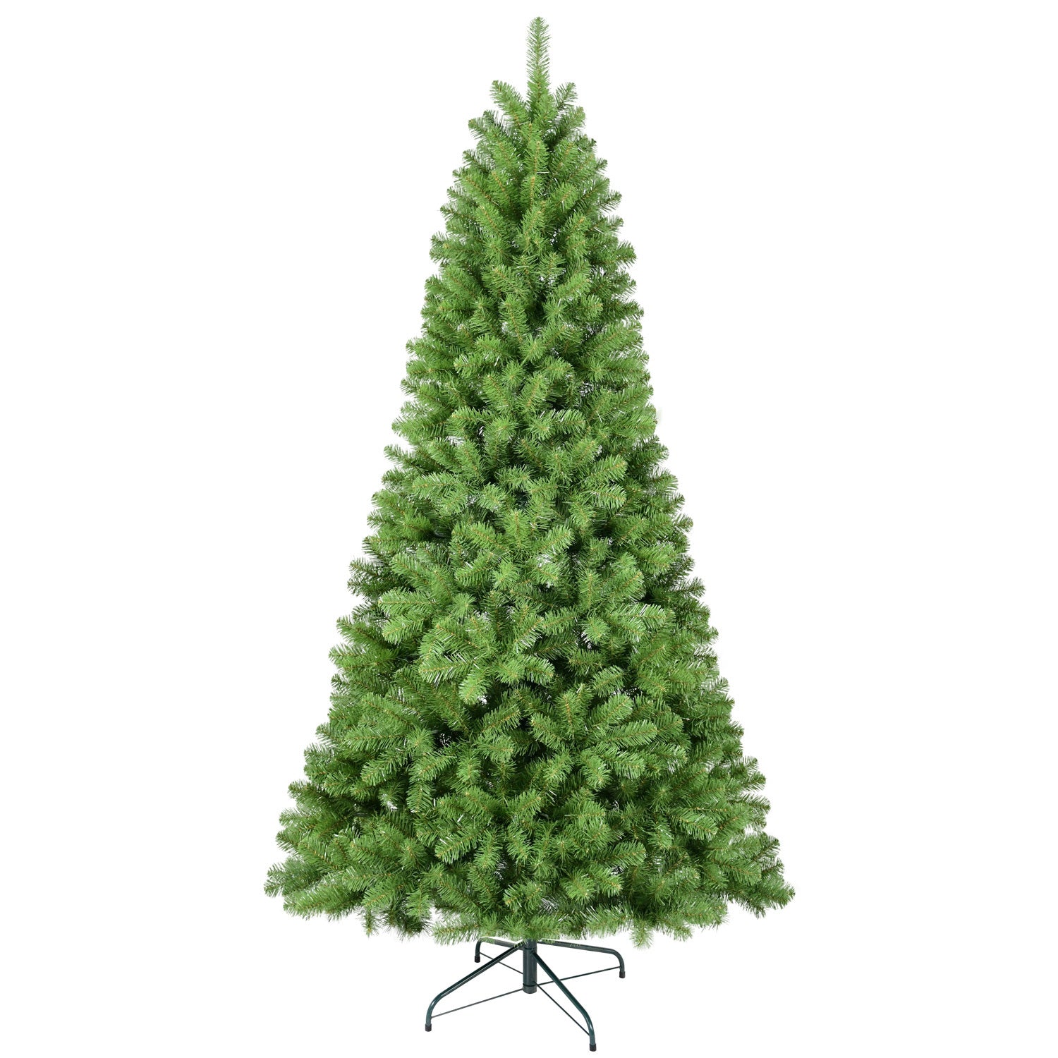 7Ft Pvc Green Memory Wire Christmas Tree Green Polyethylene