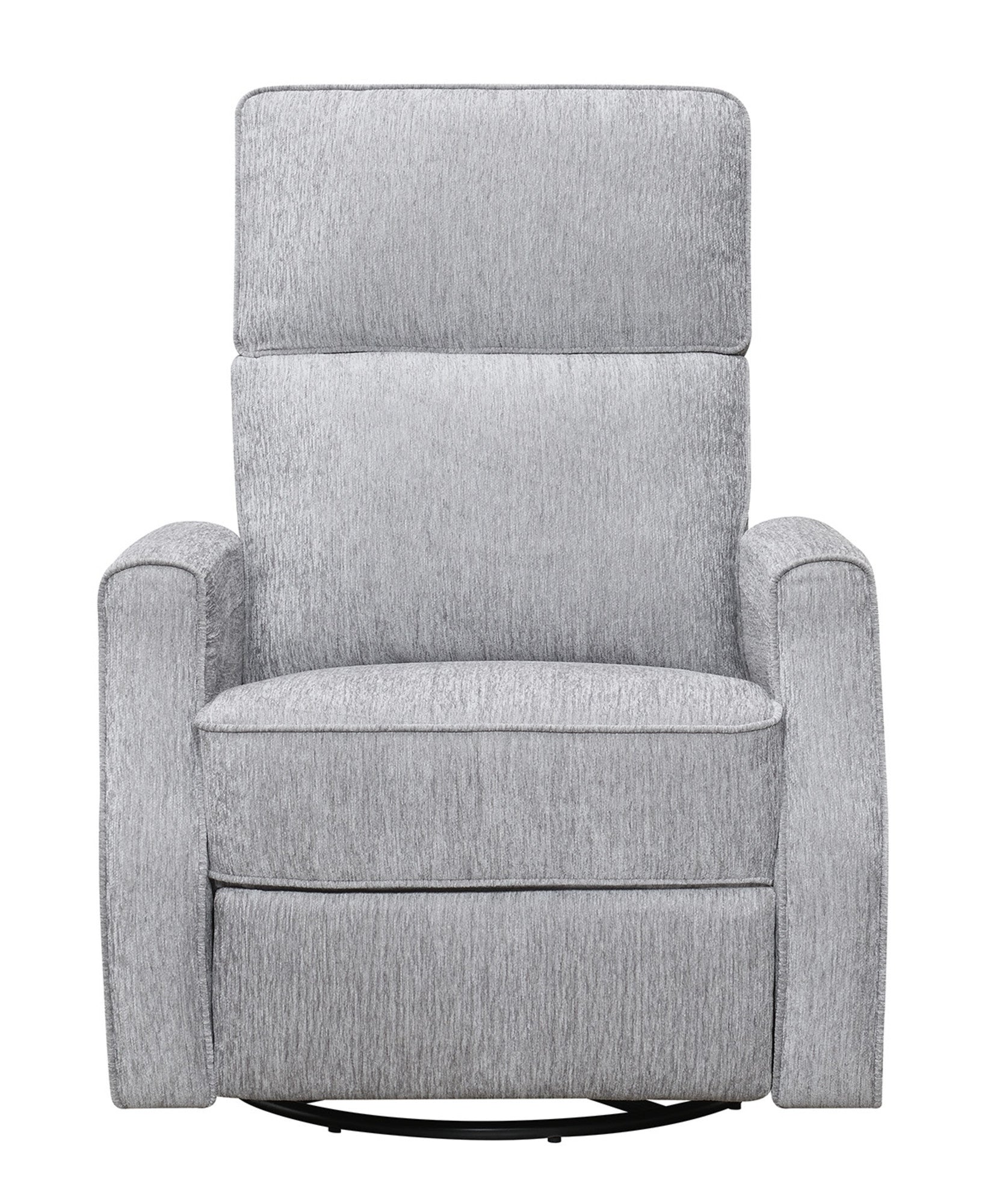 Tavor Gray Swivel Gliding Recliner Gray Foam Engineered Wood