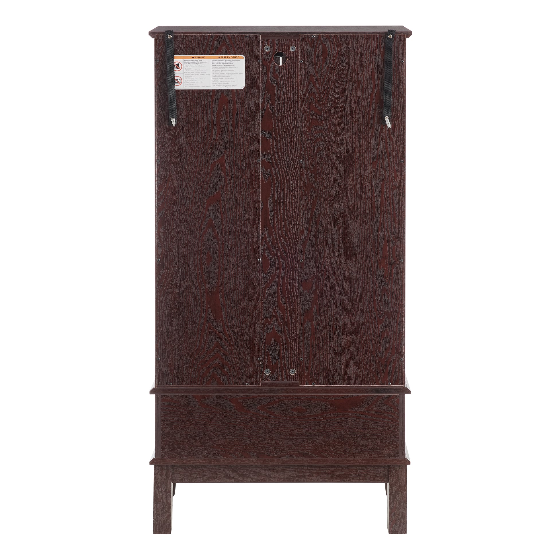 Curio Cabinet Lighted Glass Cabinet Glass Wine Cabinet Curio Display Cabinet With Adjustable Glass Shelves 2 Doors And 1 Drawer Cabinet Sideboard With Bulb Included Dark Cherry Cherry Mdf Glass