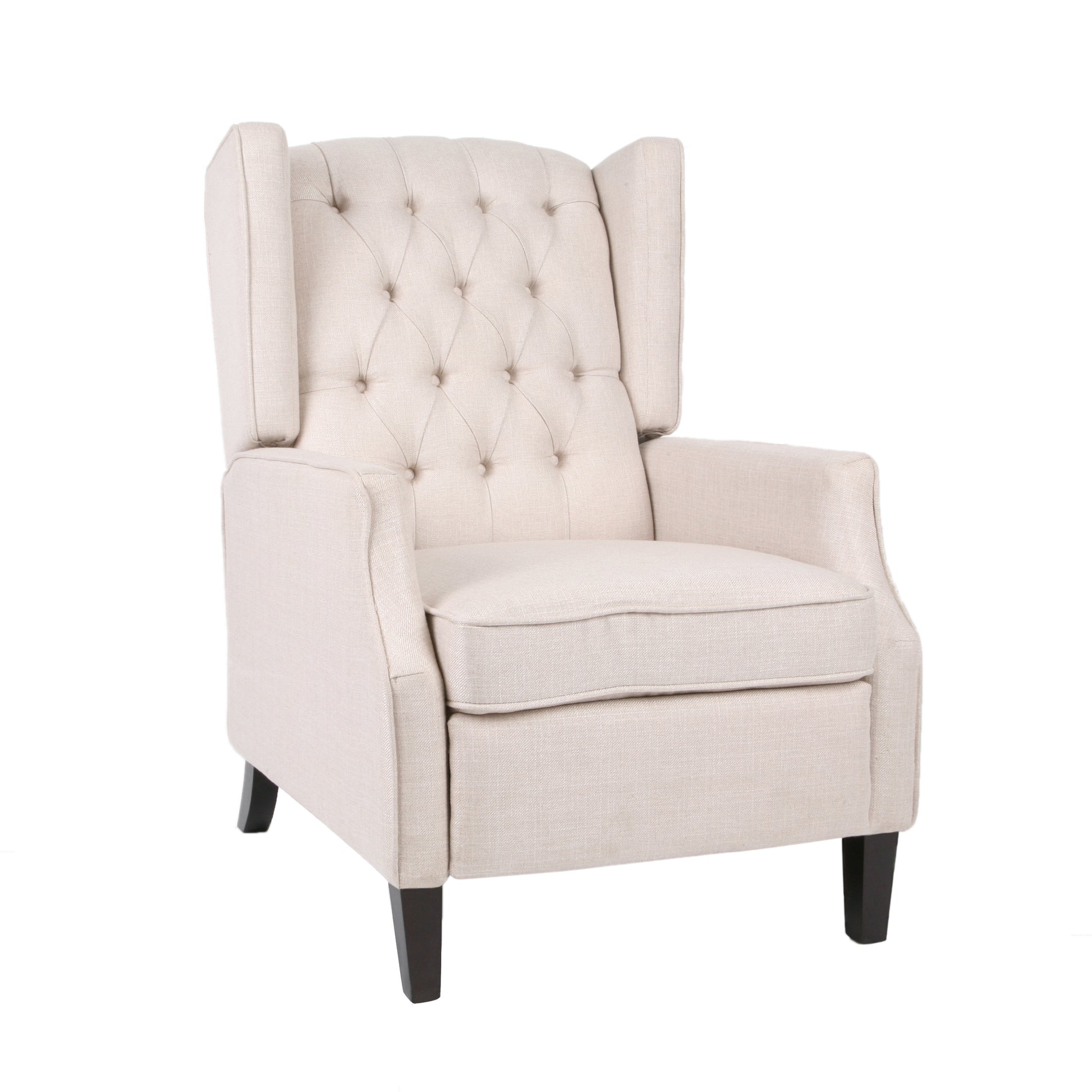 Recliner Beige Fabric