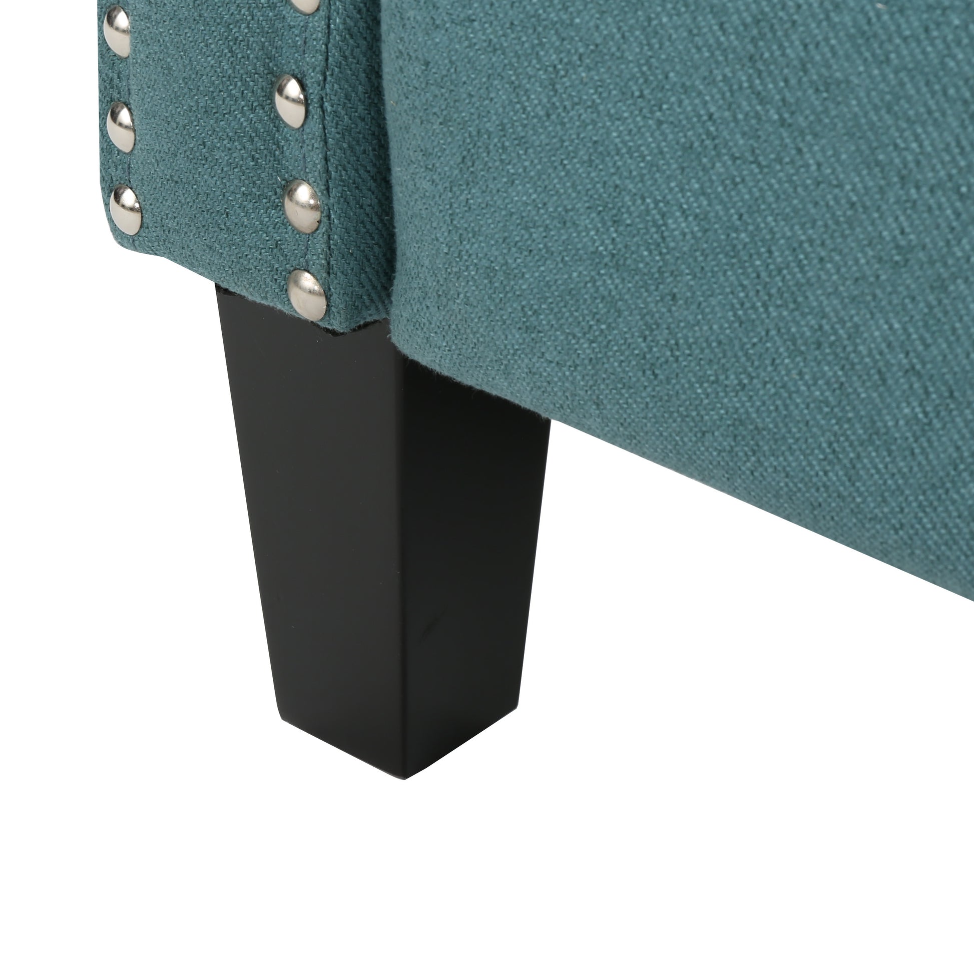 Classic Teal Fabric Push Back Chair Teal Fabric