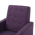 Recliner Purple Fabric