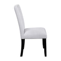 5 Piece Round Dining Table Set, 43 Inch Modern Dining Table And 4 Upholstered Chairs For Dining Room, Kitchen Room, Living Room, Easy Assembly Upholstered Chair Beige White Dining Room American Design,Farmhouse,Mid Century Modern,Modern Round Round