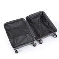 Hardshell Suitcase Spinner Wheels Pp Luggage Sets Lightweight Durable Suitcase With Tsa Lock,3 Piece Set 20 24 28 Dark Gray2302 Dark Grey Abs