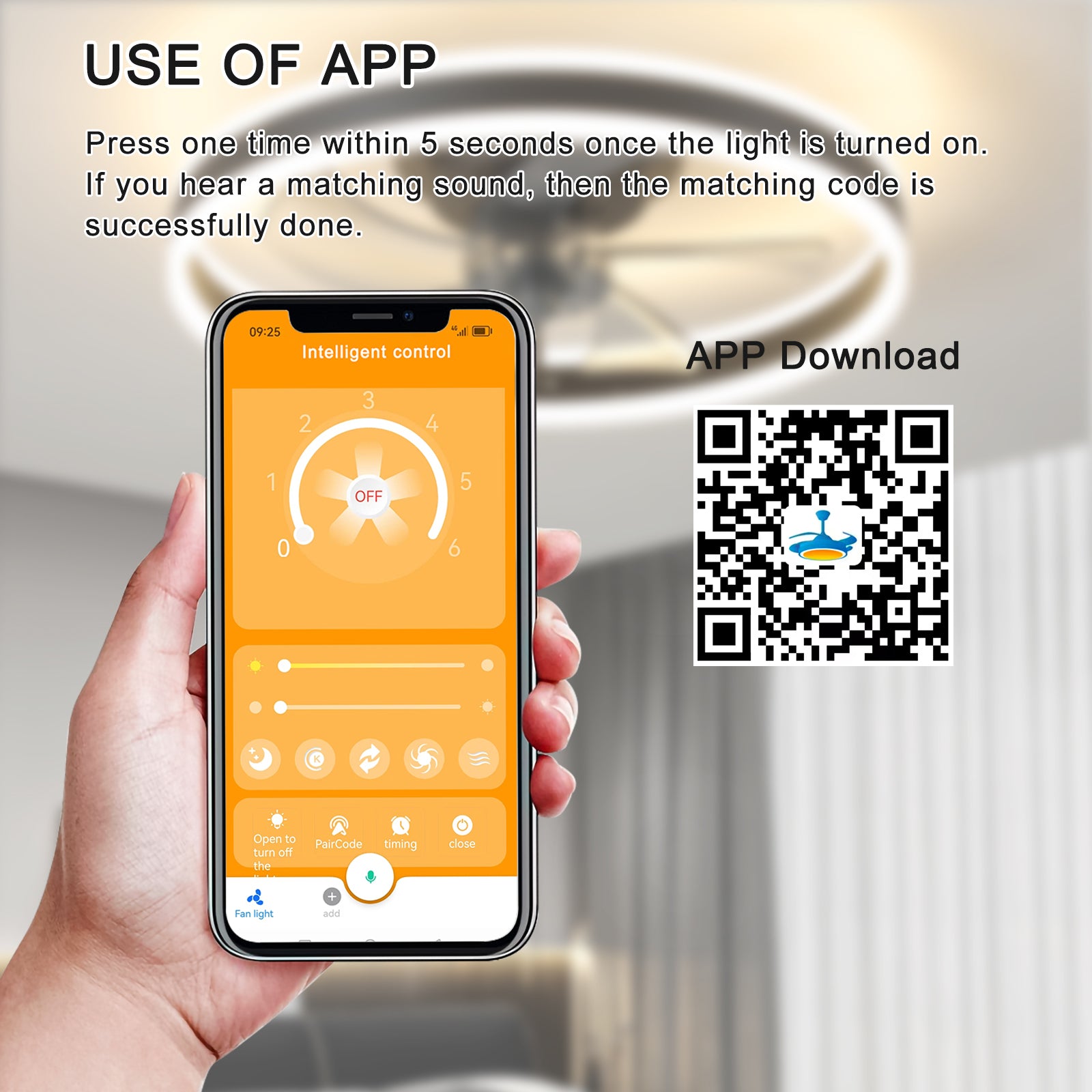 Ceiling Fan With Lights Dimmable Led White Acrylic Iron