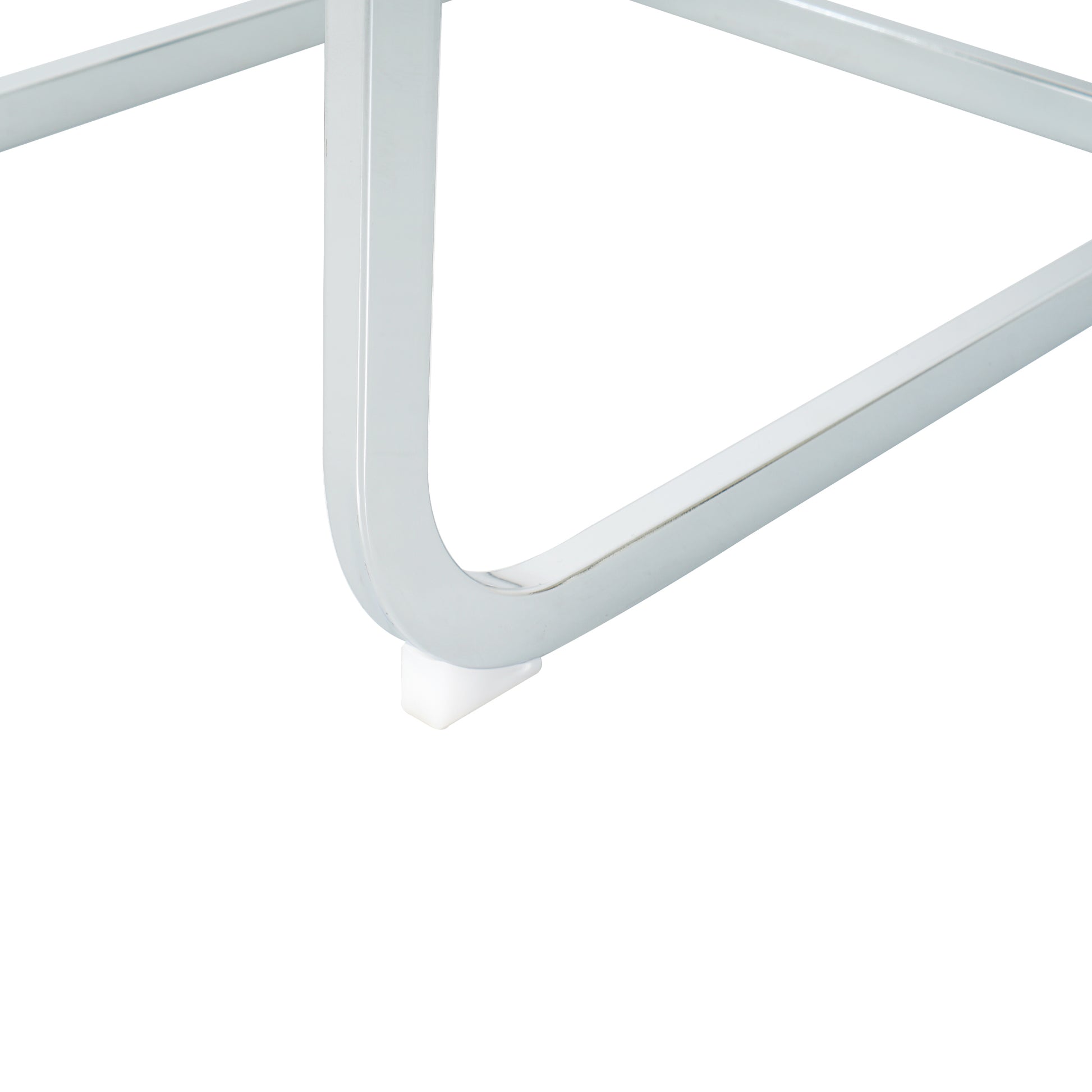 Modern Pu Dining Chair Living Room Chair Upholstered Chair, Electroplated Metal Legs Design, Kitchen, Living Room, Bedroom, Dining Room Side Chair Set Of 2 Cream Metal