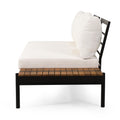 Theo 2 Seater Sofa Right Side Cream Acacia Wood