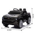 24V Kids Ride On Car W Parents Control,Licensed Chevrolet Silverado,Four Wheel Suspension,Led Lights,Bluetooth,Music,Usb,Mp3,Power Display,Speeds 2.49 3.73Mph For Kids Aged 2 5. Black 50 99 Lbs