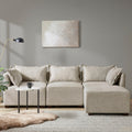 Modular Corner Chair Linen Polyester 1 Seat
