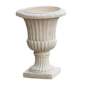 Italian Urn Antique White Magnesium Oxide