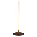 Dimond Black Led Table Lamp With On Off Switch Round Metal Base Black,Gold Table&Floor Lamps Led Metal