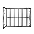 King Size Metal Bed Frame, Under Bed Storage Space, No Box Spring Needed, Durable Use, Black King Black Iron