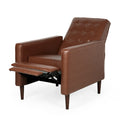 Recliner Light Brown Pu