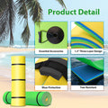 Floating Water Pad Mat, 3 Layer Tear Resistant Xpe Foam Water Floating Mat, Lily Pad For Water Recreation Pool, Lake, Beach, Ocean Yellow Hdpe