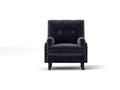 Grey Sofa Chair With Recline Fuction Grey Velvet Metal Primary Living Space Medium Soft Loose Back Pillow Top Arms Foam Fabric Metal 1 Seat