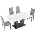 5 Piece Dining Table Set, 1.8