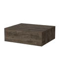 Vienna Floating Nightstand, Sleek Wall Mounted Design With Spacious Drawer Storage Dark Brown 1 Drawer Bedroom Floating Contemporary Storage Melamine Engineered Wood