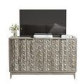 Modern Style Buffet Cabinet,Sideboard Buffet Cabinet With Storage,Storage Cabinet With 4 Diamond Shaped Relief Doors For Living Room,Dining Room,Entryway,Hallway,Kitchen,Grey Gray Gray Dining Room