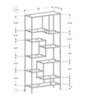 Bookshelf, Bookcase, Etagere, 72