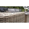 Stylish Fully Assembled 4 Person Wicker Sofa Seating Group With Plush Cushions Perfect For Outdoor Gatherings Grey,Grey Mix Wicker