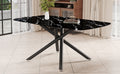 Large Modern Minimalist Rectangular Dining Table With 0.39 
