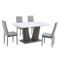 5 Piece Dining Table Set, 1.8