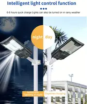 Solar Street Lights Outdoor, Parking Lot Lights With 181Pcs Led Beadsip65 Waterproof Solar Flood Lights, Dusk To Dawn Solar Lights For Garden, Street Side Road,Courtyard Villa,City Square Black White Modern,Sporty,Vintage Metal