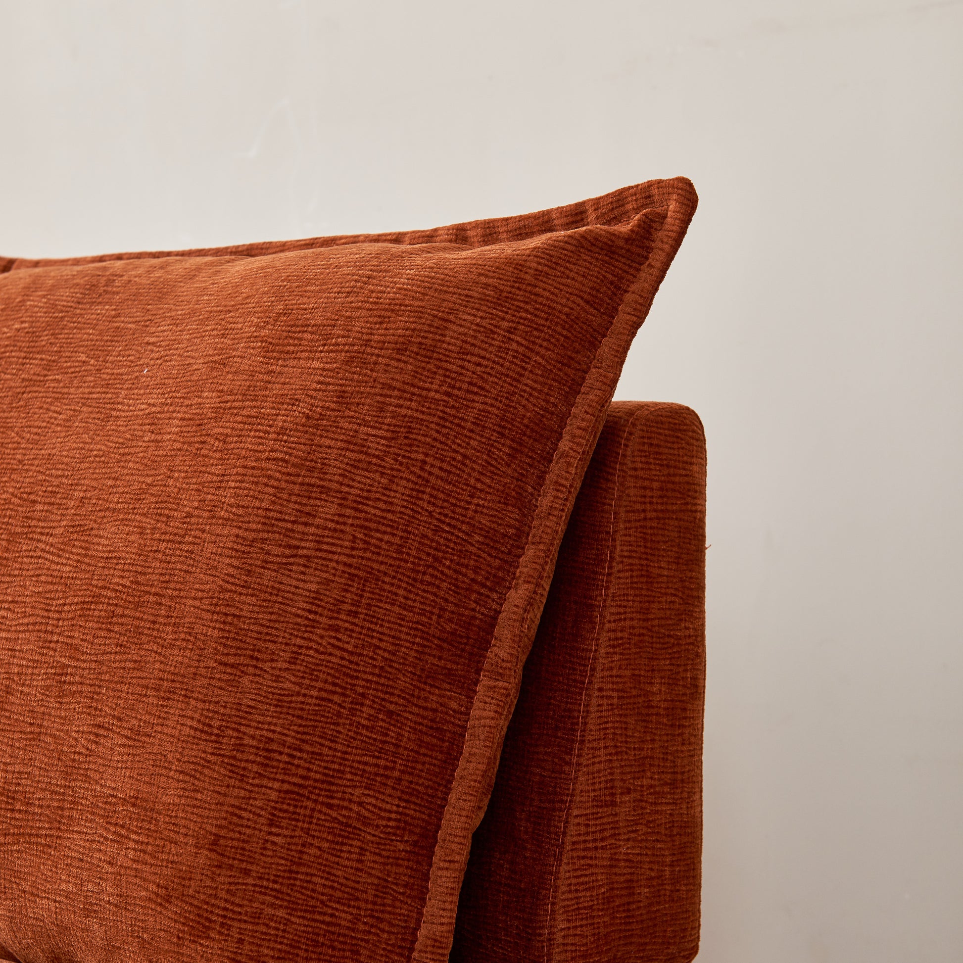 Modern Upholstered Chair Leisure Sofa Lounge Chair Removable Pillow Armless Accent Chair For Living Room, Bedroom, Corner Chair, Backrest Adjustable Fore And After Orange Wood Medium Soft Foam Chenille 1 Seat