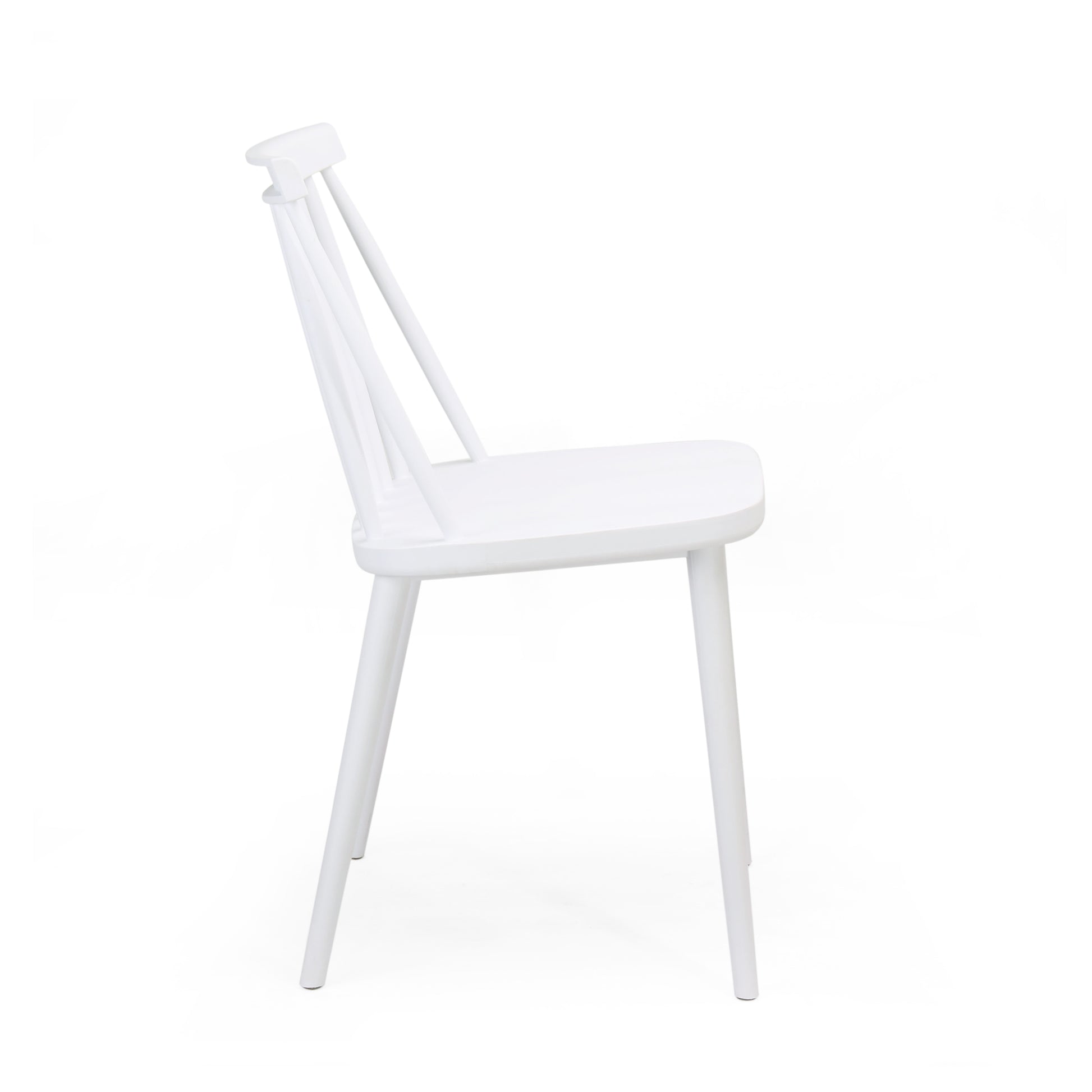 Dining Chair White Polypropylene