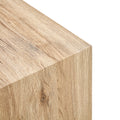 Elevate Your Living Space With This Modern Mdf Coffee Table That Showcases Smooth, Light Wood Color Texture Patterns. It Is Characterized By Stylish Design. Wood Mdf