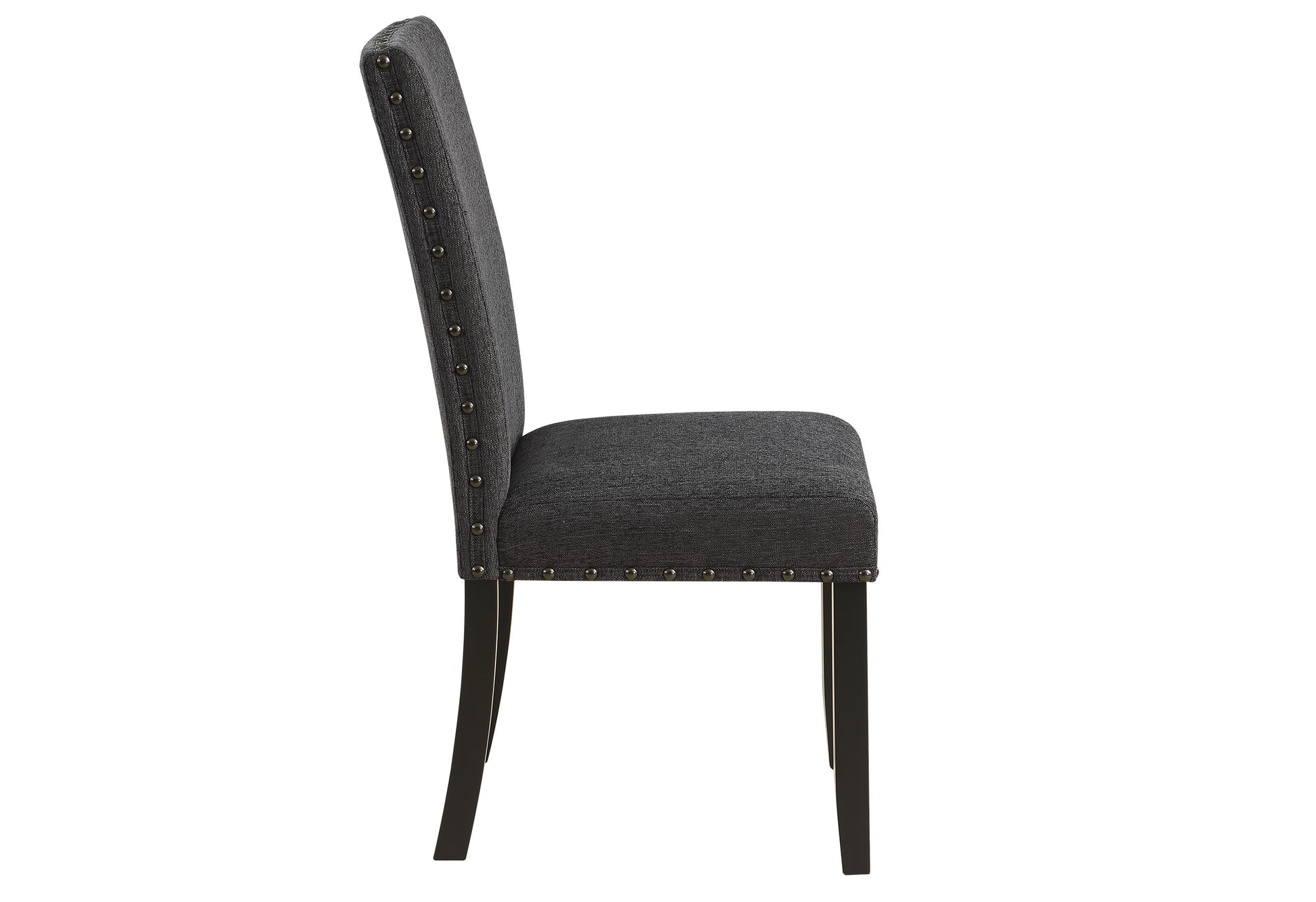 Marian Black Dining Chairs Kit Of 2 Black Fabric