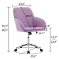 Ty Office Chair Lilac Velvet