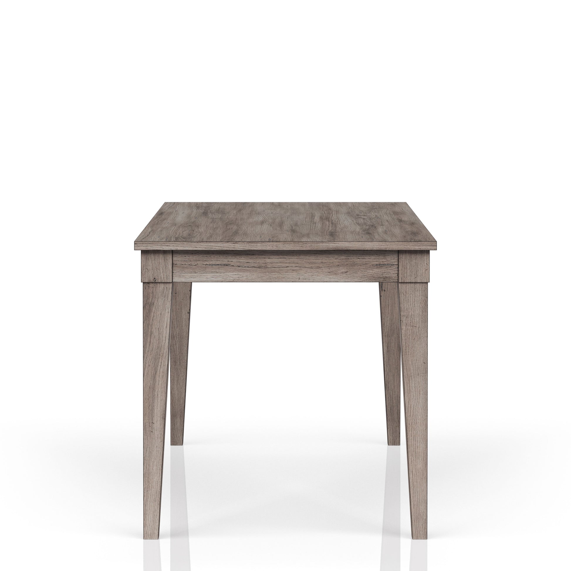 Rustic Gray Counter Height Dining Table Gray Solid Wood Mdf