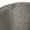 Lounge Arm Chair Grey Velvet