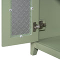 36 Inch Bathroom Vanity With Two Soft Close Doors, Adjustable Shelves And Three Soft Close Drawers Green Bathroom Solid Wood Mdf