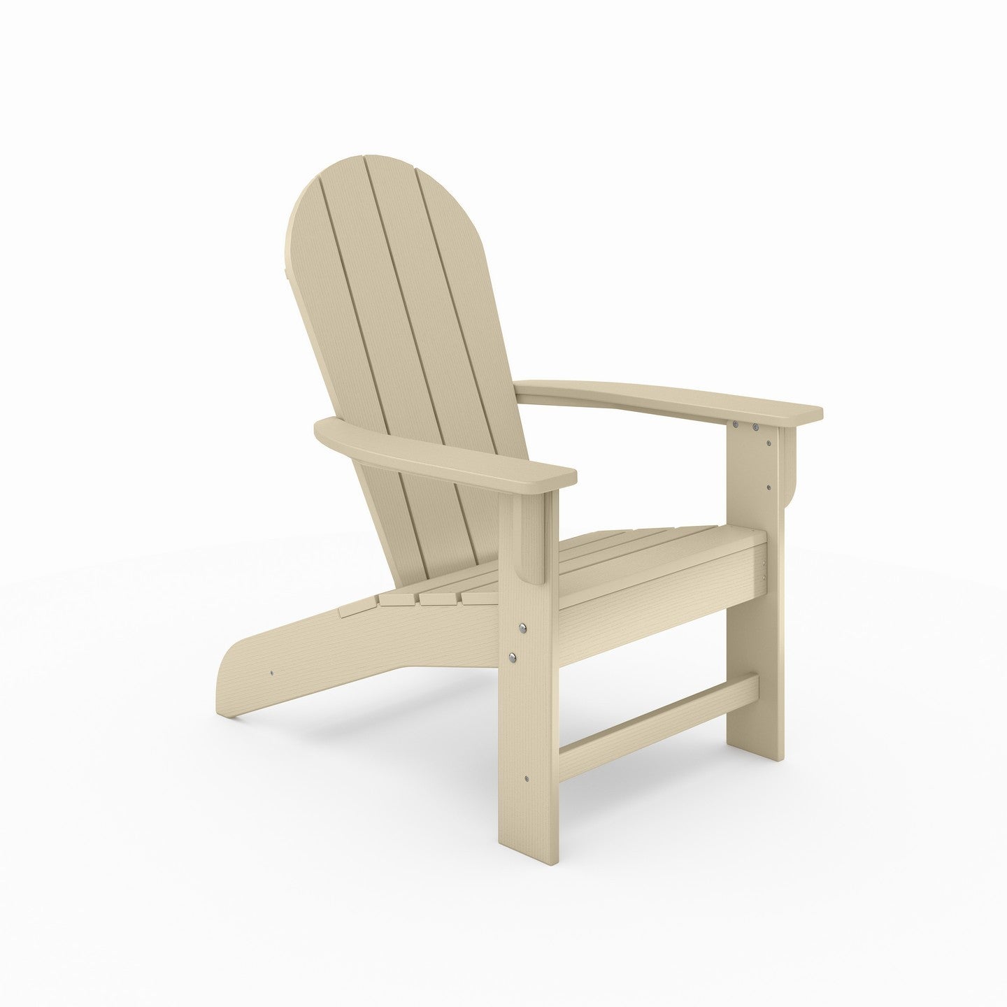 Adirondack Chair Premium Hdpe Poly Lumber For Pool, Patio, And Garden Elegance No Adirondack Beige Weather Resistant Frame American Traditional Hdpe Hdpe