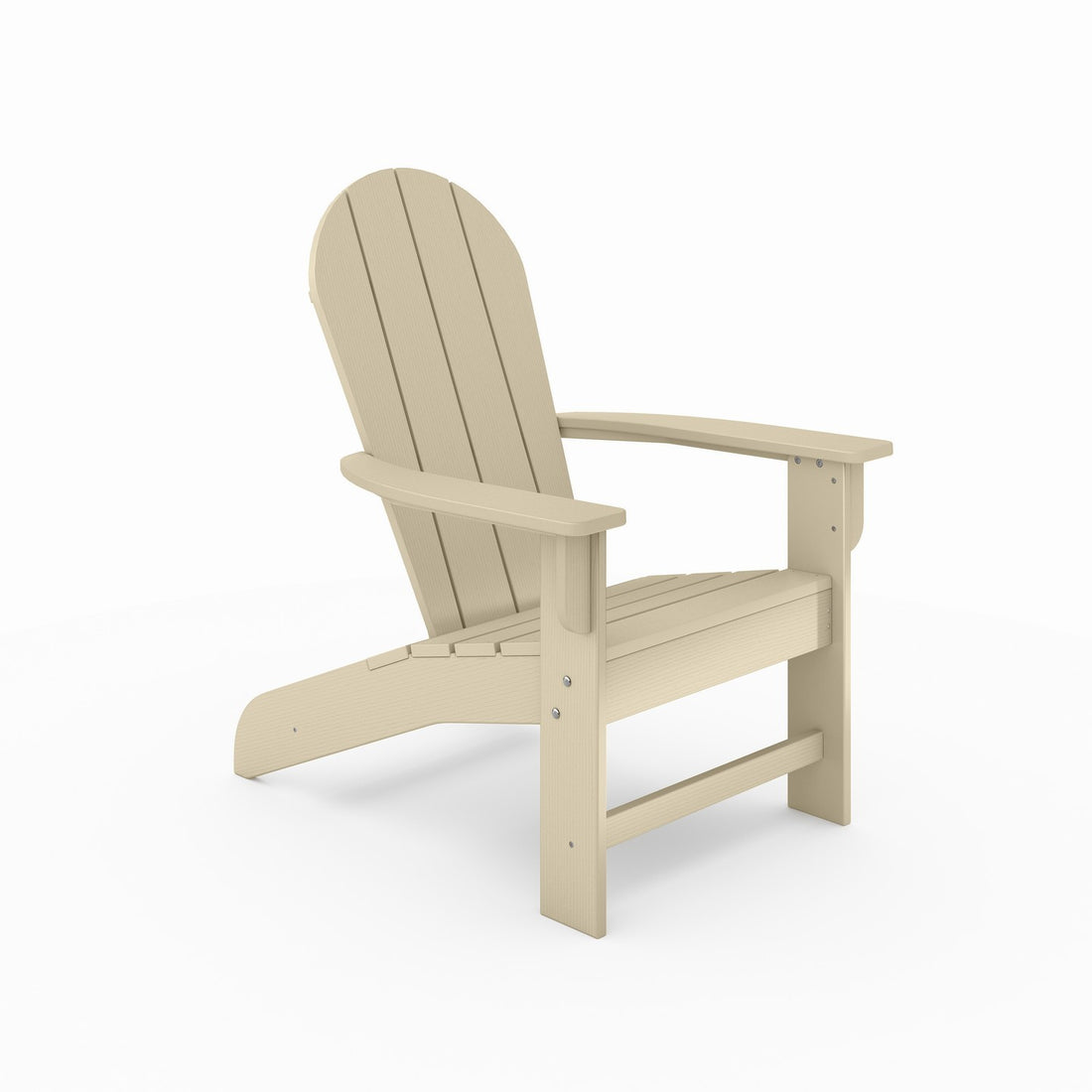 Adirondack Chair Premium Hdpe Poly Lumber For Pool, Patio, And Garden Elegance No Adirondack Beige Weather Resistant Frame American Traditional Hdpe Hdpe