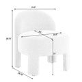 Hoop Gauze Lounge Chair With Sof Cushion And Backrest, Need To Be Assembled, Suitable For Living Room'Bedroomldining Roomgrey 24.5